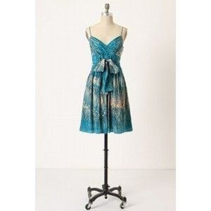 COPY - * Anthropologie Lil Caballo Falls Blue Dress